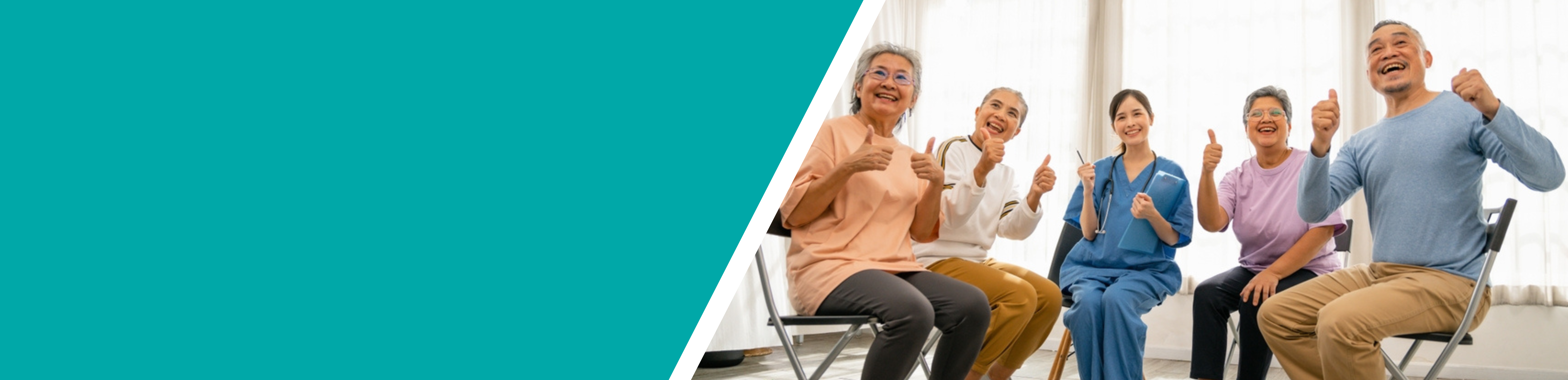 Health Care Voucher Happy Elderly
